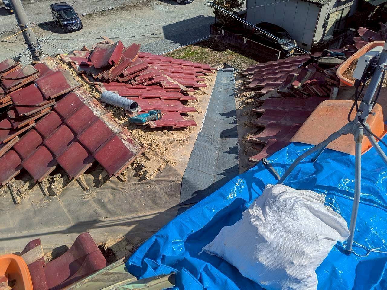 加古川市　谷板金の土台づくり